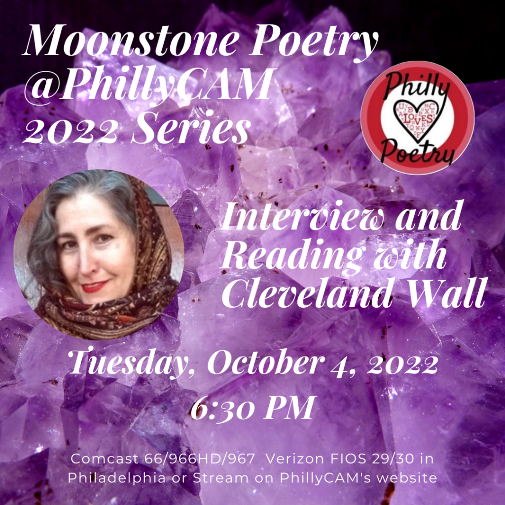 Moonstone Poetry at PhillyCAM October 4th 2022